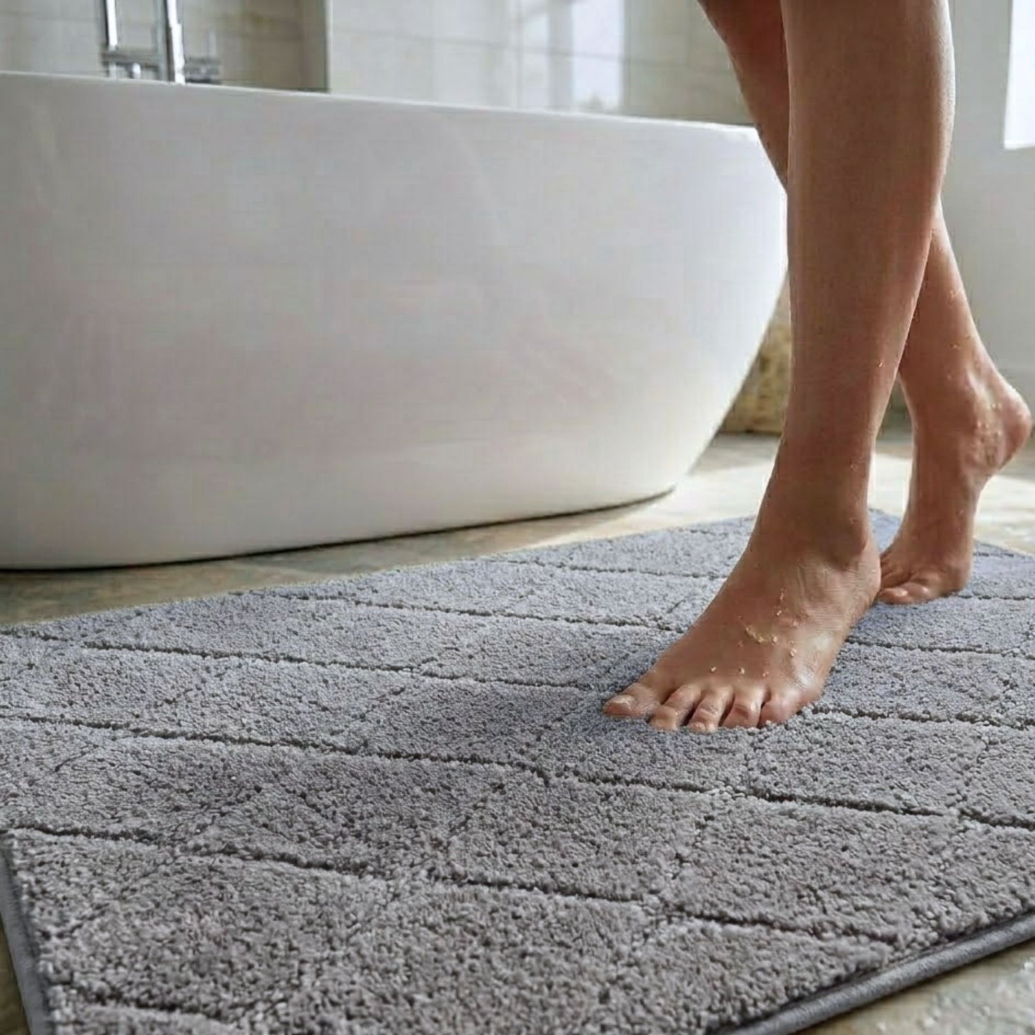 New Diamond Anti Skid Bathmat - Pano
