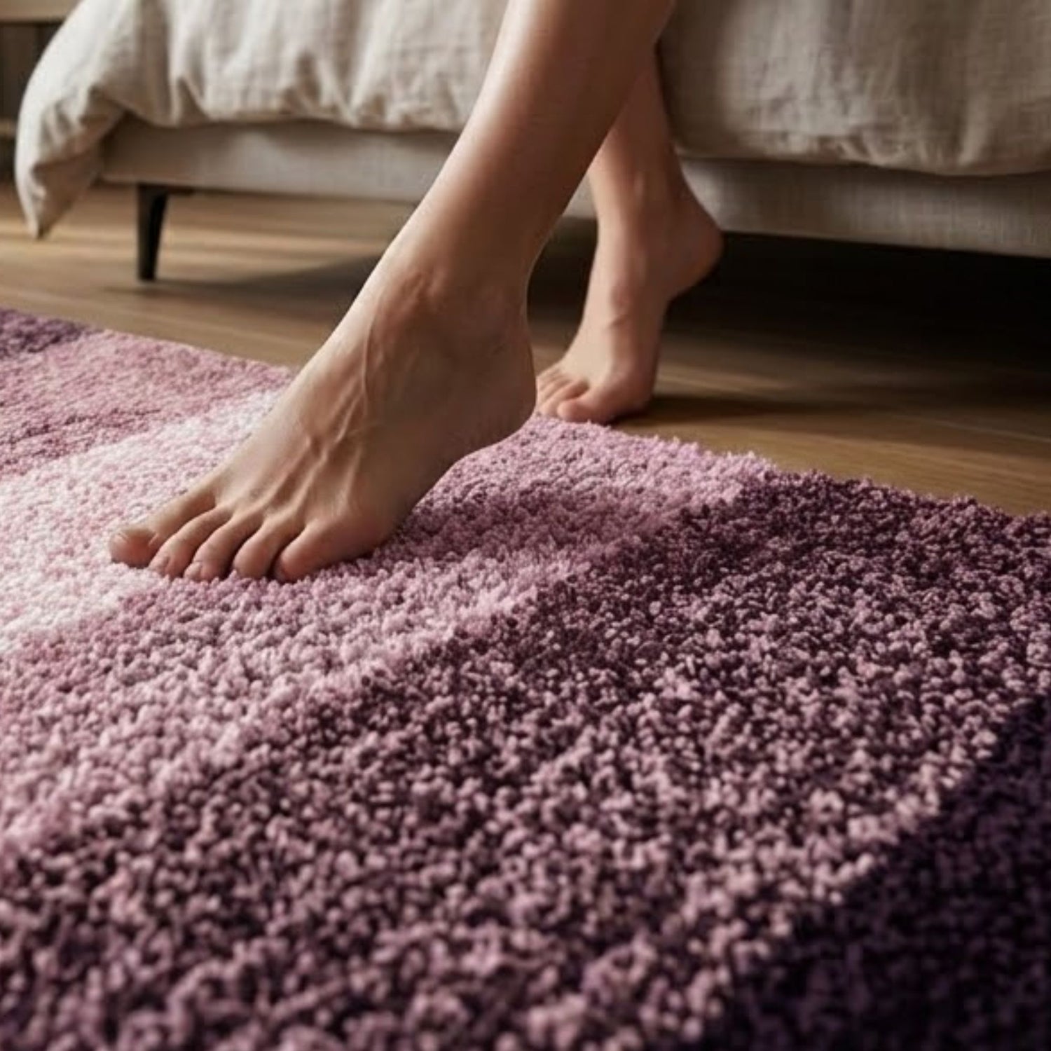 Textured Anti Skid Bathroom Washable Runner -Pano