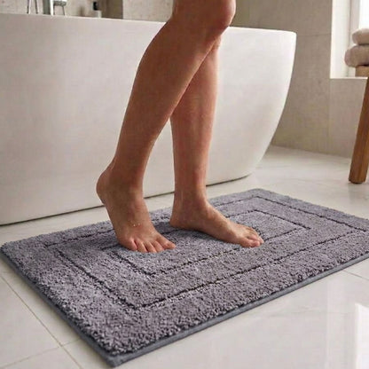 Triple Frame Anti Skid Super Soft Bathmat -Pano