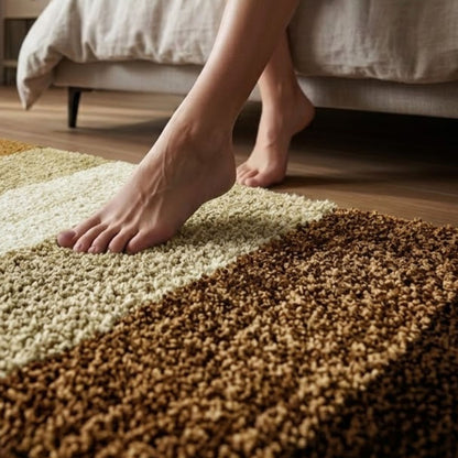 Textured Anti Skid Bathroom Washable Runner -Pano