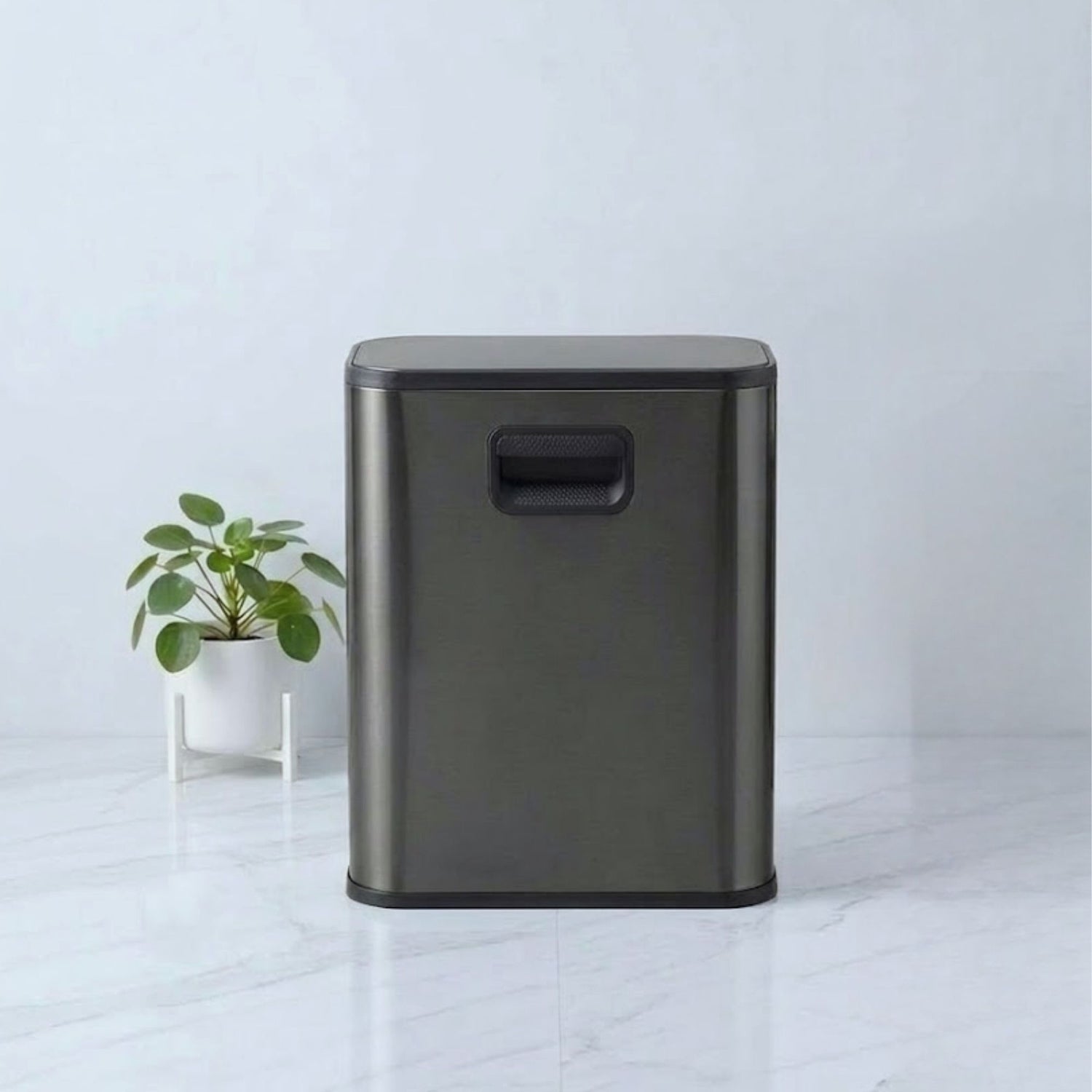 Binova Stainless Steel Soft Close Peddle Dustbins - Pano