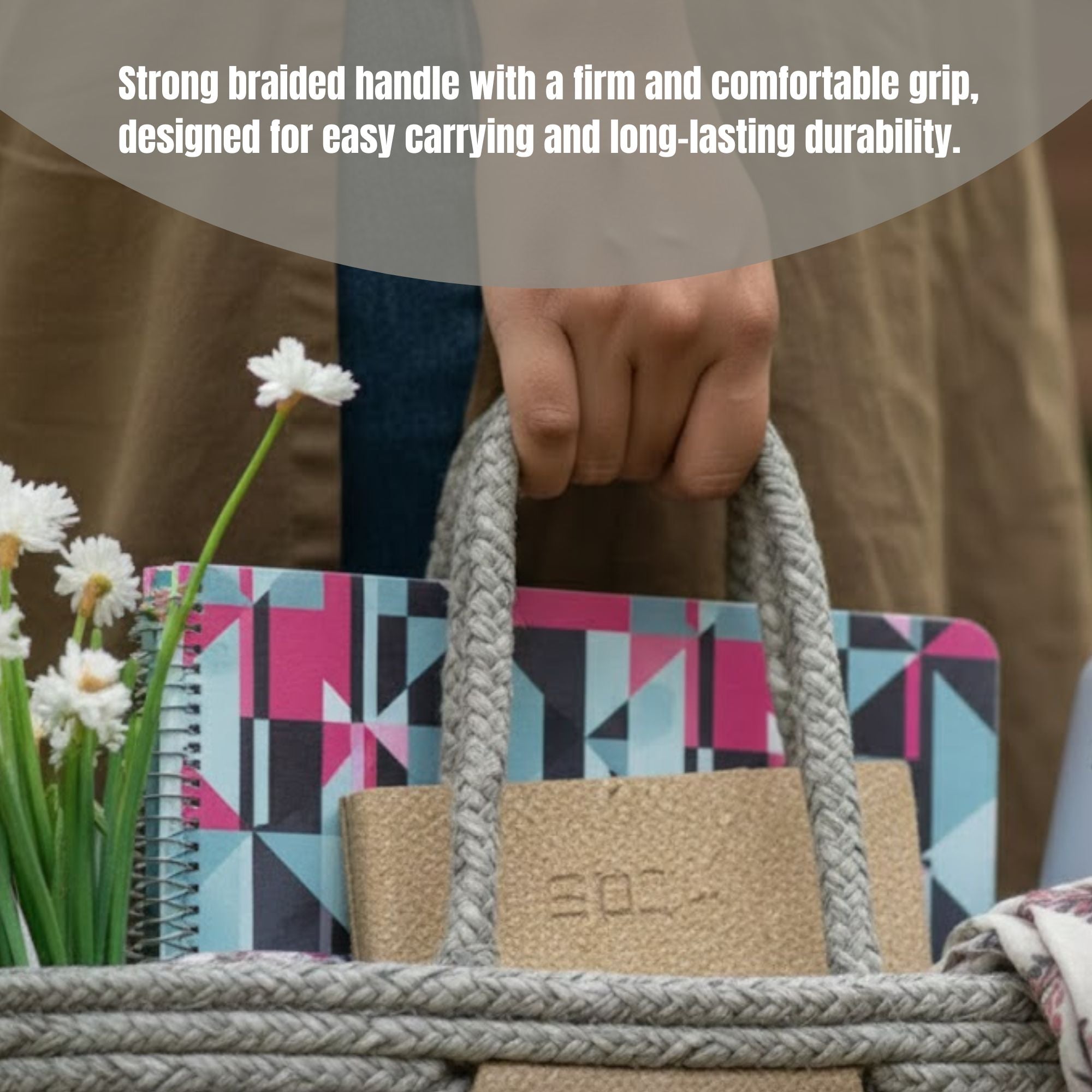 Elora Multi Purpose Tote Hand Basket - Pano