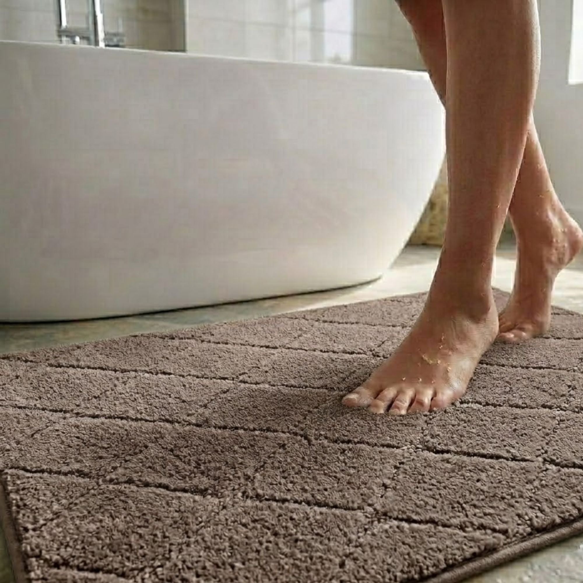 New Diamond Anti Skid Bathmat - Pano