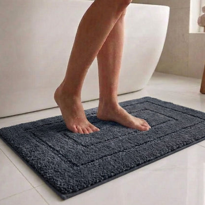 Triple Frame Anti Skid Super Soft Bathmat -Pano