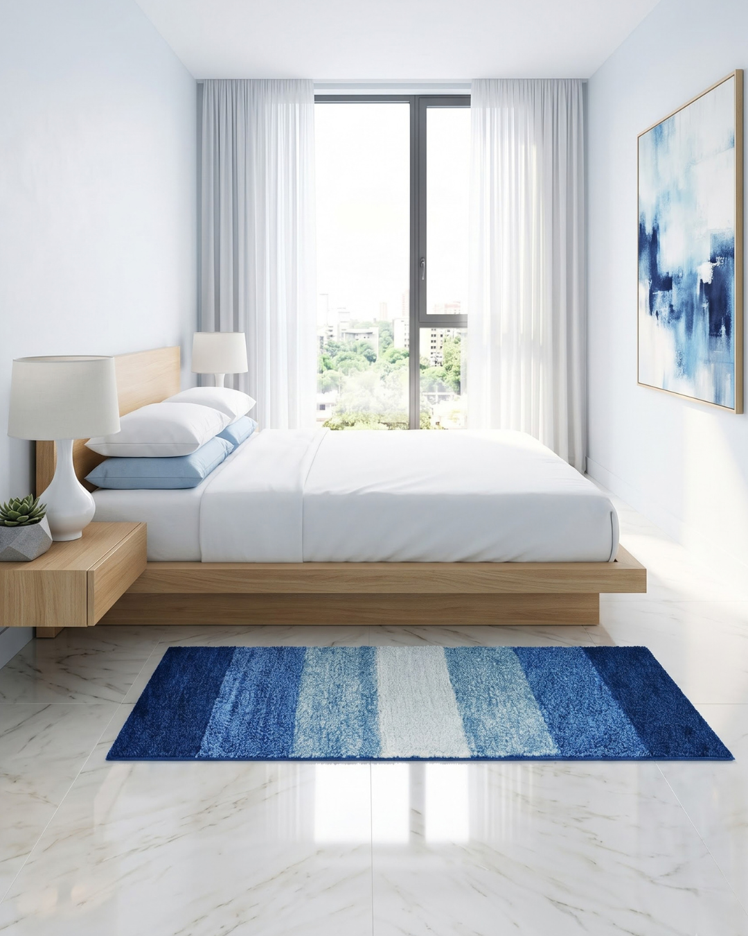 Textured Anti Skid Washable Runner -Pano