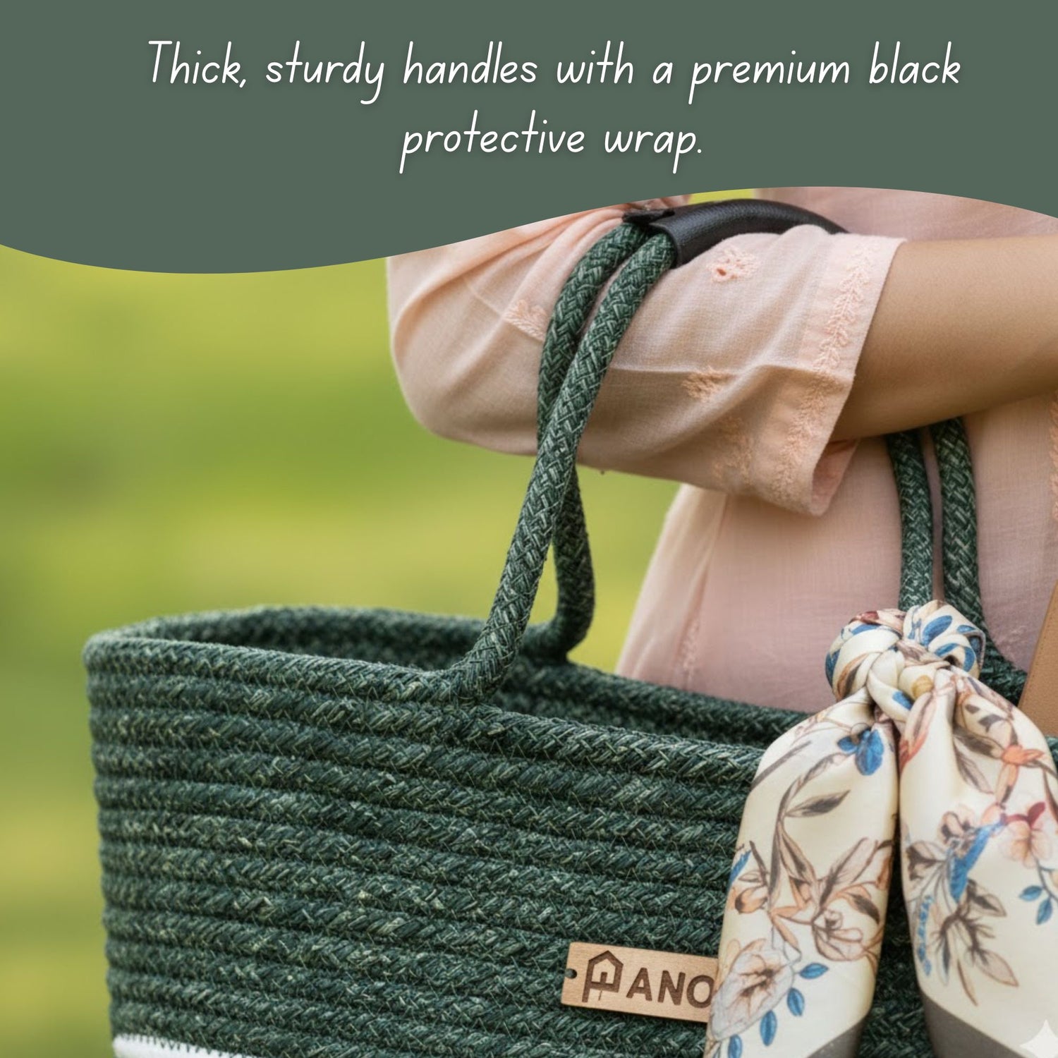 Monaco Multi Purpose Tote Hand Basket - Pano