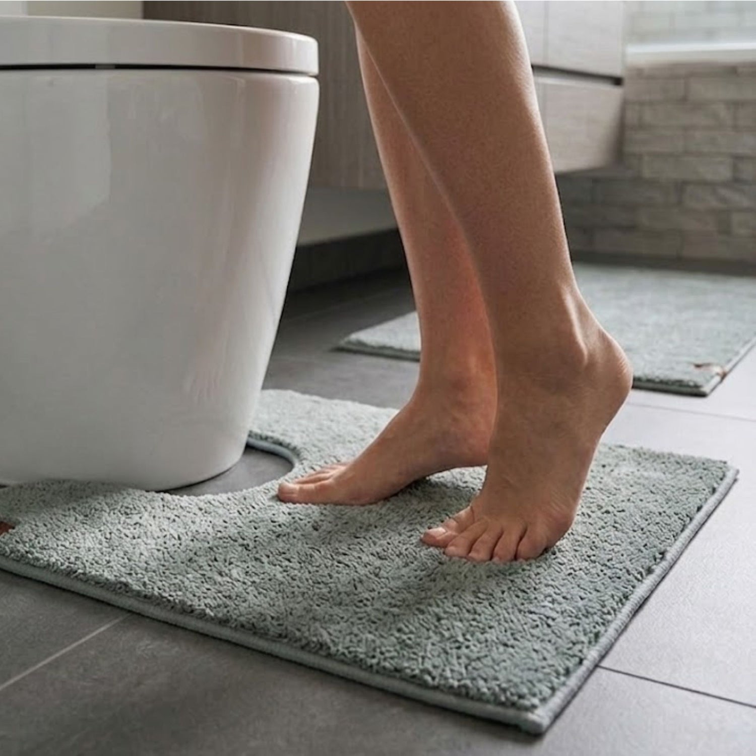 Heritage Anti Skid Super Absorbent Bathmat - Pano