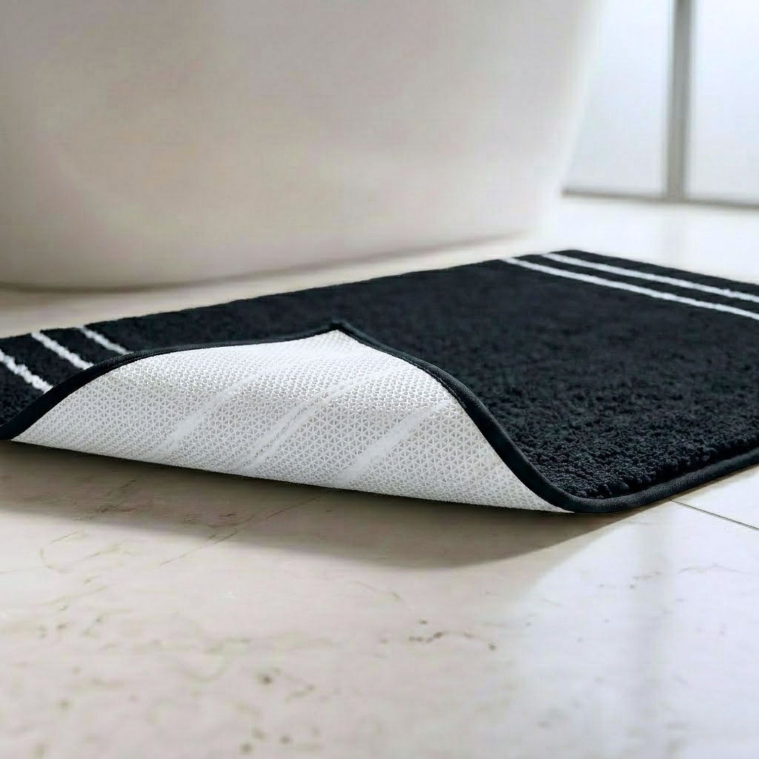 Clarion Anti Skid Light Grey Bathmat - Pano