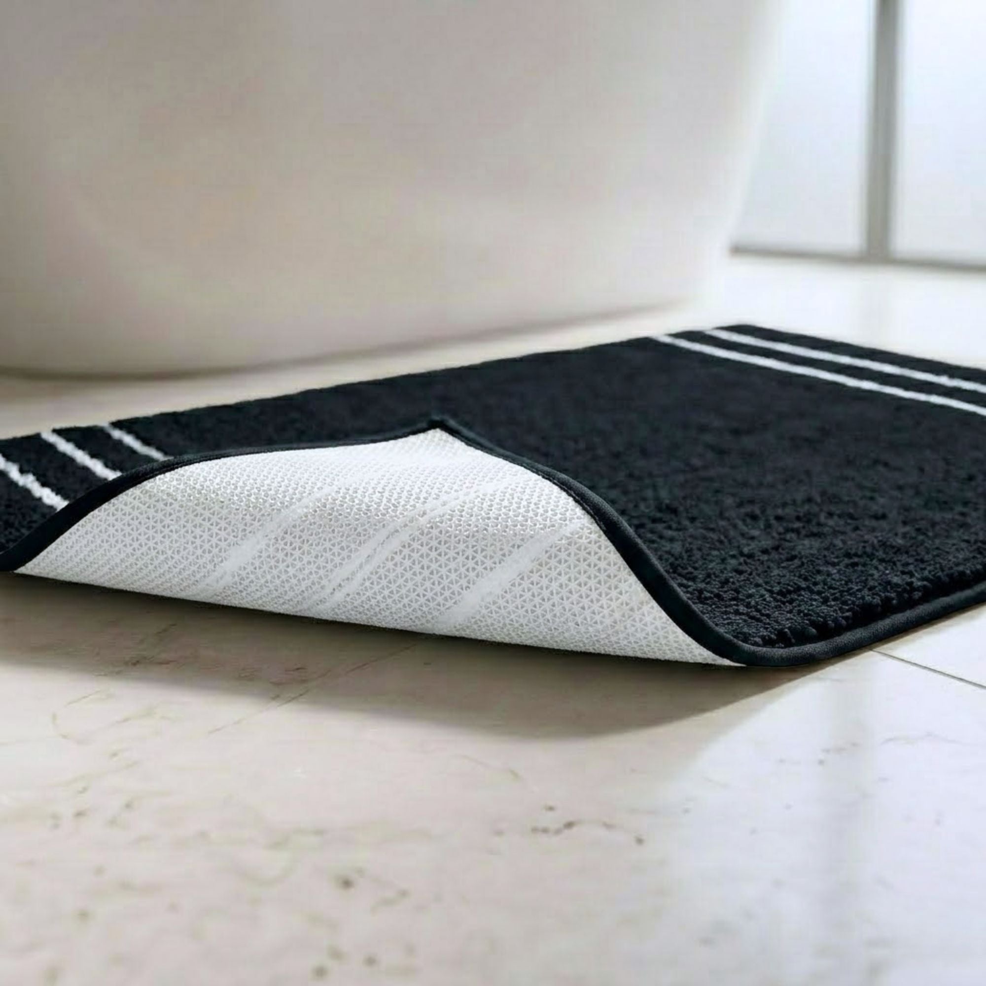 Clarion Anti Skid Light Grey Bathmat - Pano