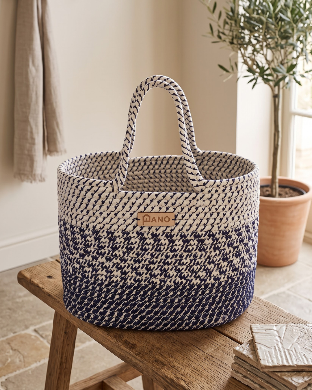 Fiona Multi Purpose Tote Hand Basket - Pano