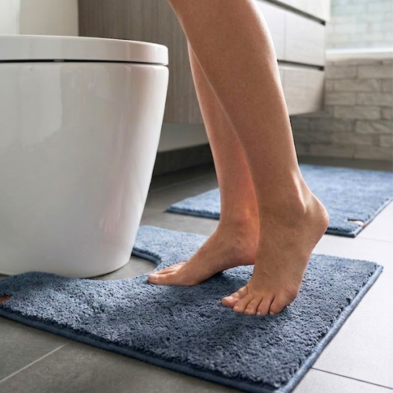 Heritage Anti Skid Super Absorbent Bathmat - Pano
