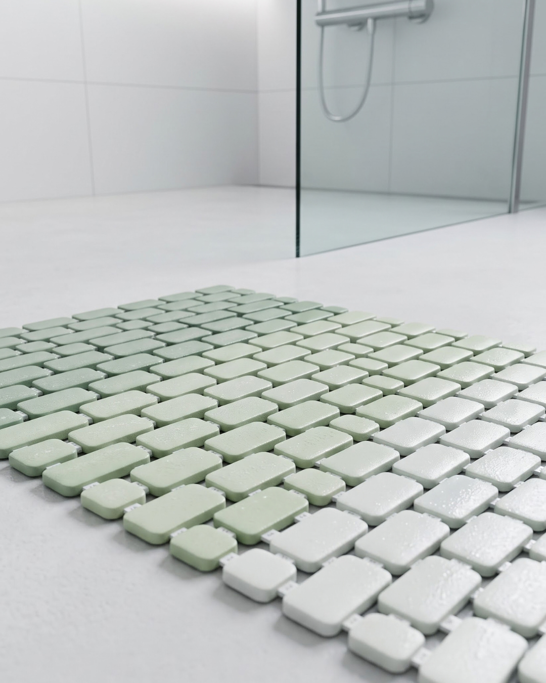 Breez Anti Slip Shower Mat - Green