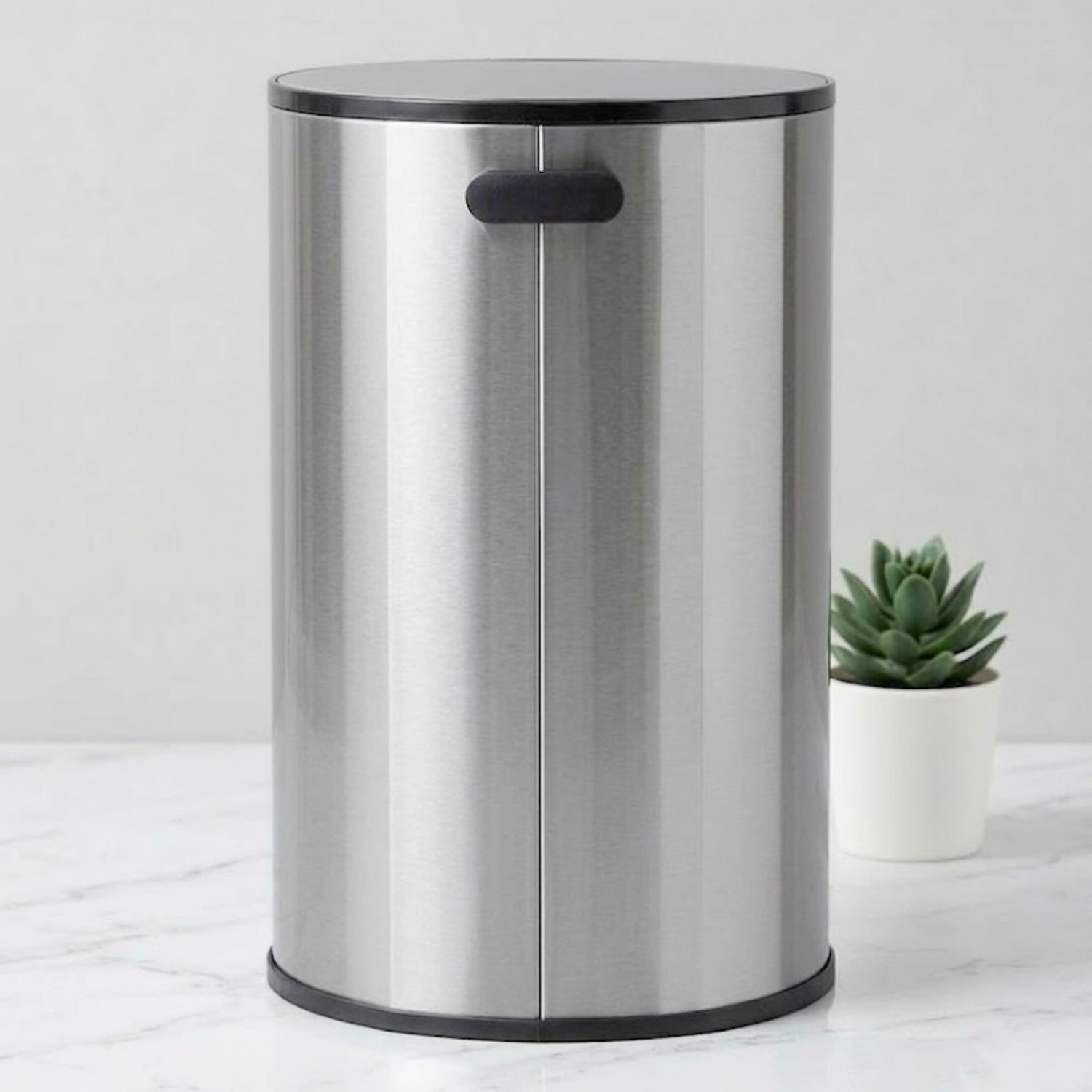 Oxford Stainless Steel Soft Close Peddle Dustbins 8 Litre - Pano