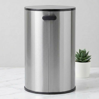 Oxford Stainless Steel Soft Close Peddle Dustbins 8 Litre - Pano