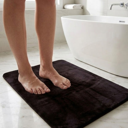 Cashmere Rabbit Fur Anti Skid Fur Bathmat - Pano
