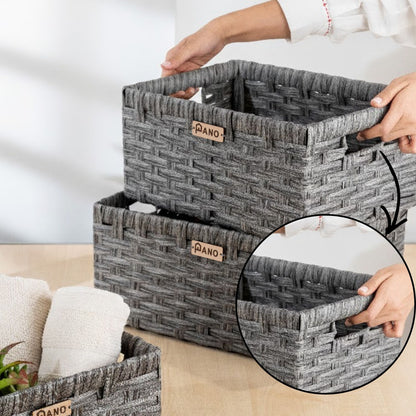 Wicker Storage Leo Basket | Storage Basket - Pano