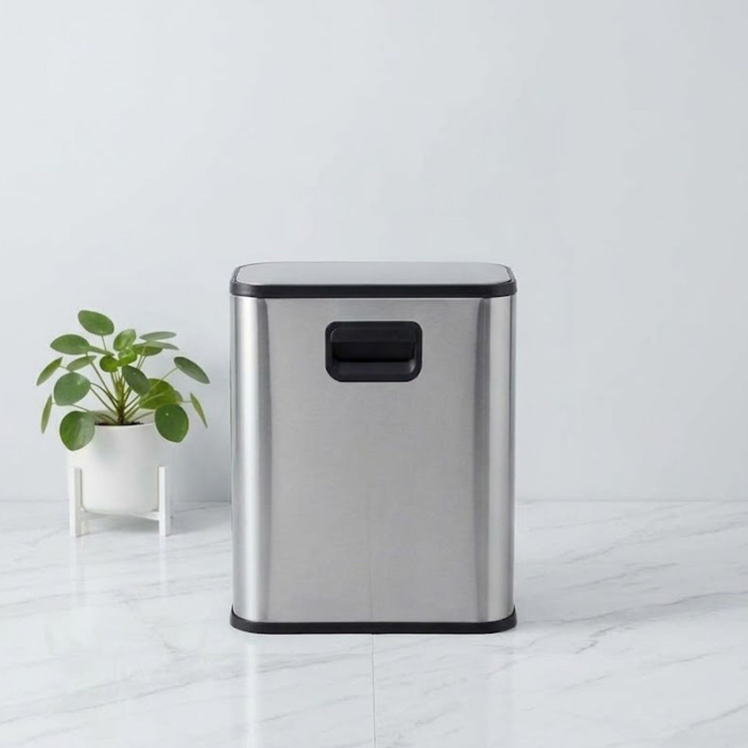 Binova Stainless Steel Soft Close Peddle Dustbins - Pano