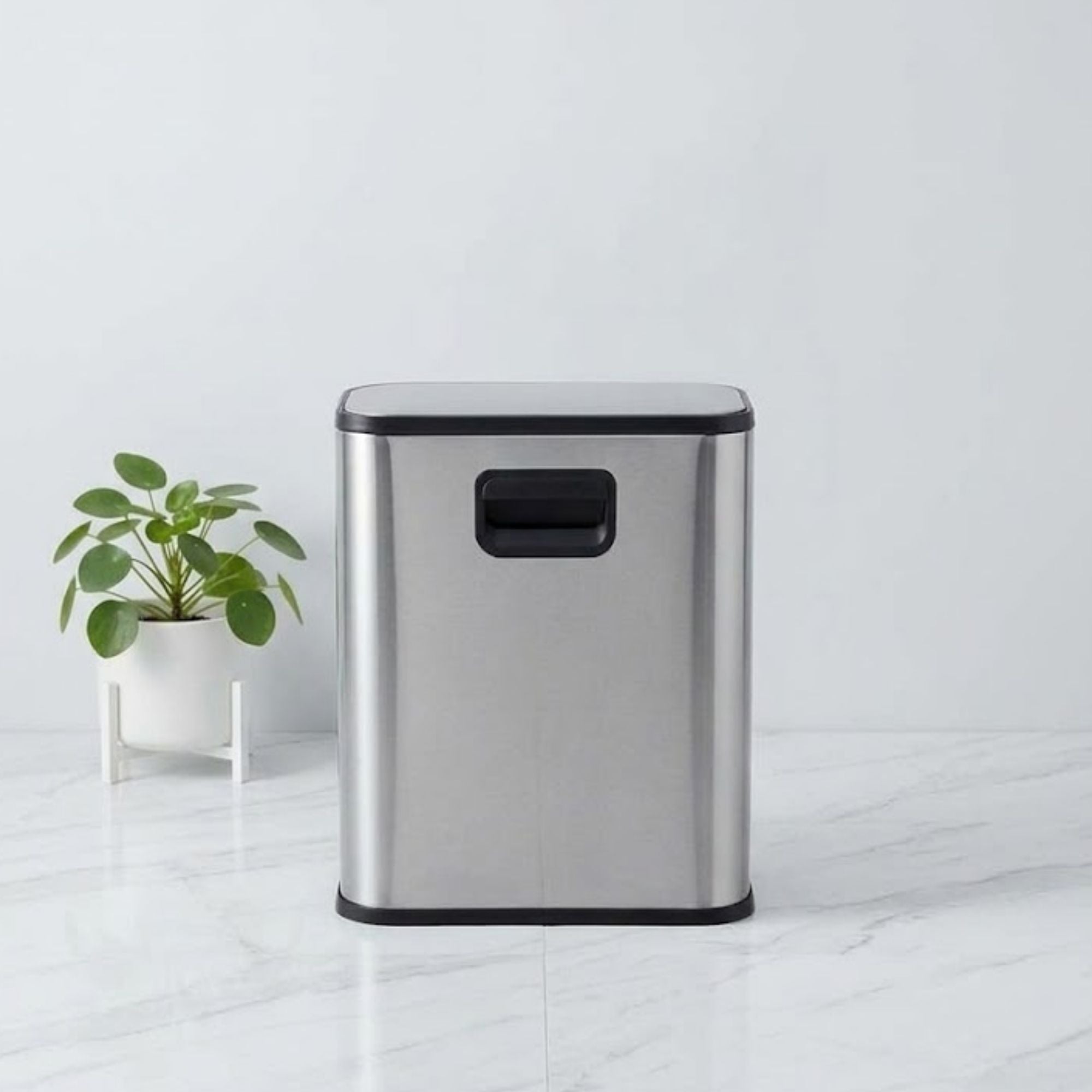 Binova Stainless Steel Soft Close Peddle Dustbins - Pano
