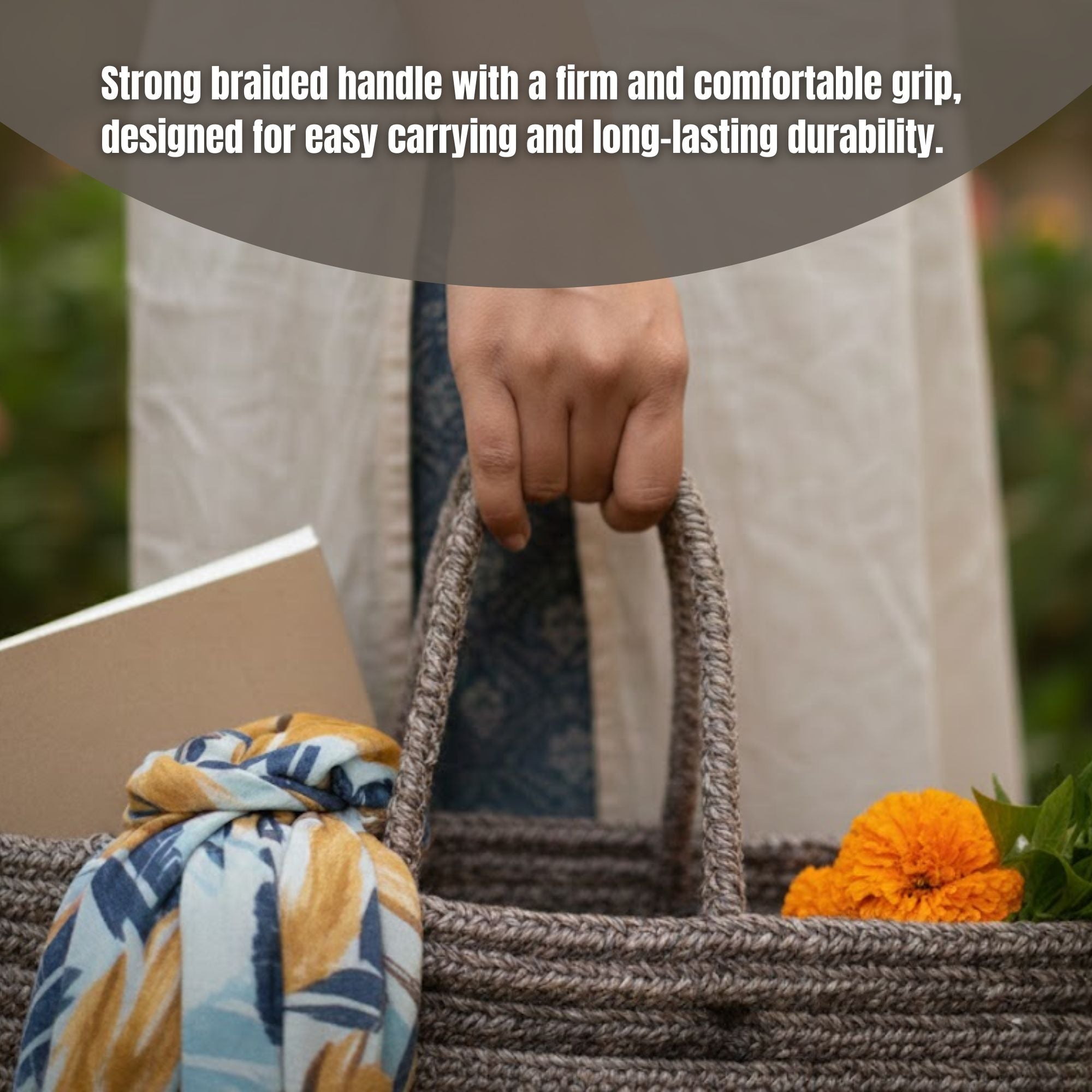 Elora Multi Purpose Tote Hand Basket - Pano