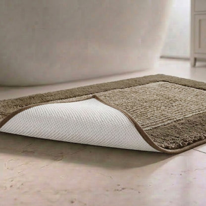 Bold Frame Microfiber Anti Skid Bathmat - Pano