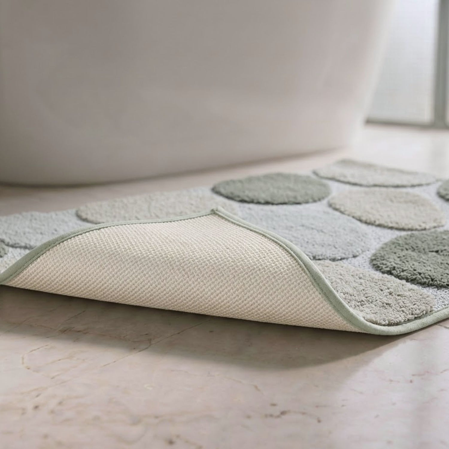 Stone Microfiber Anti Skid Bathmat - Pano
