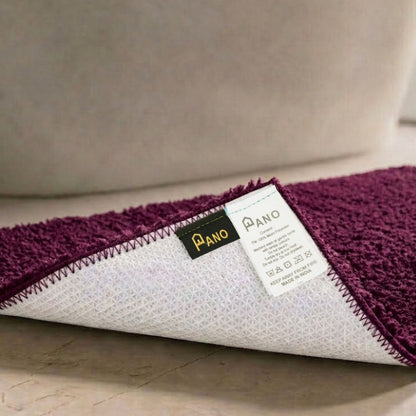 Maples Microfiber Anti Skid Super Absorbent Bathmat Set of 2 - Pano