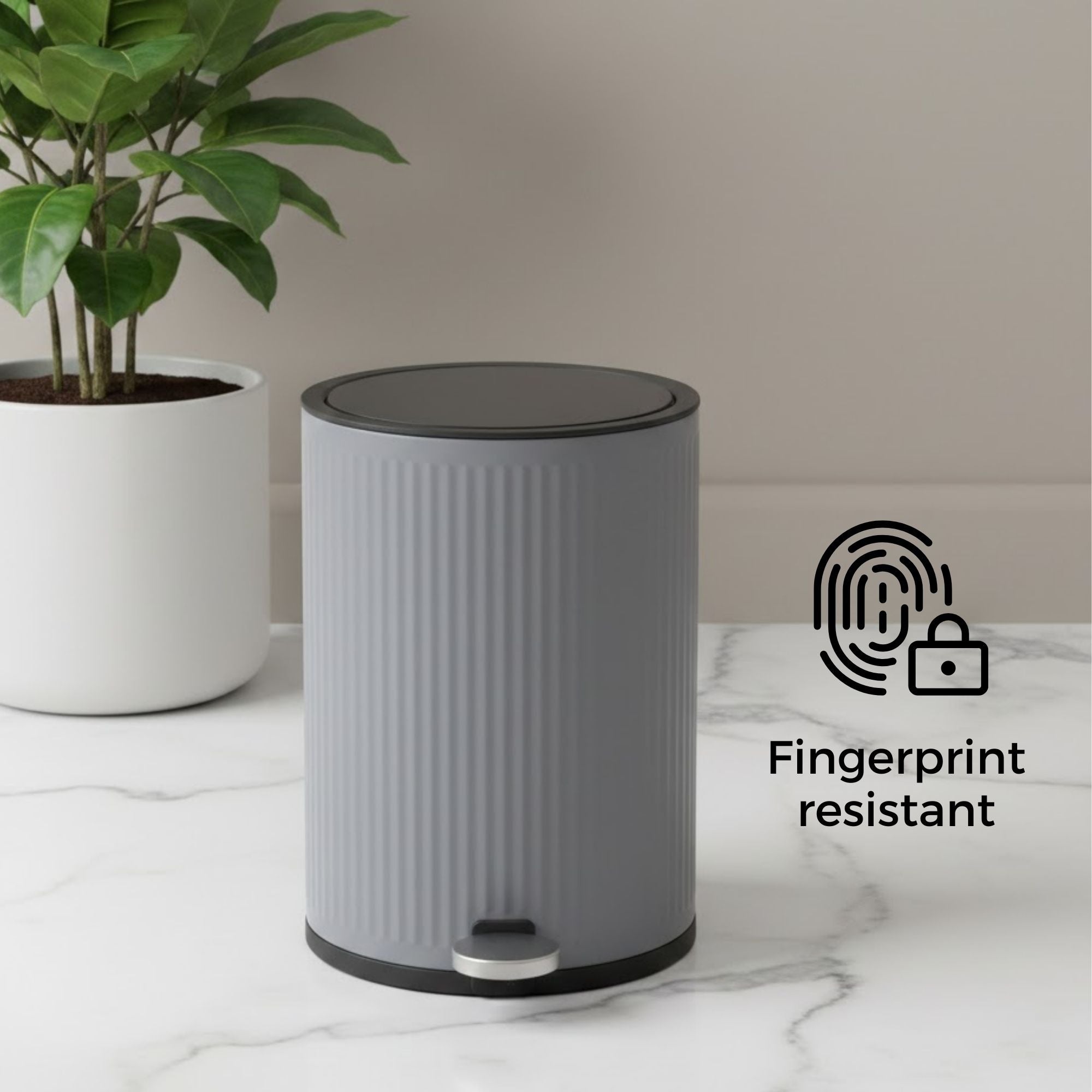 Nexa Stainless Steel Step Bin 3 Litre - Pano