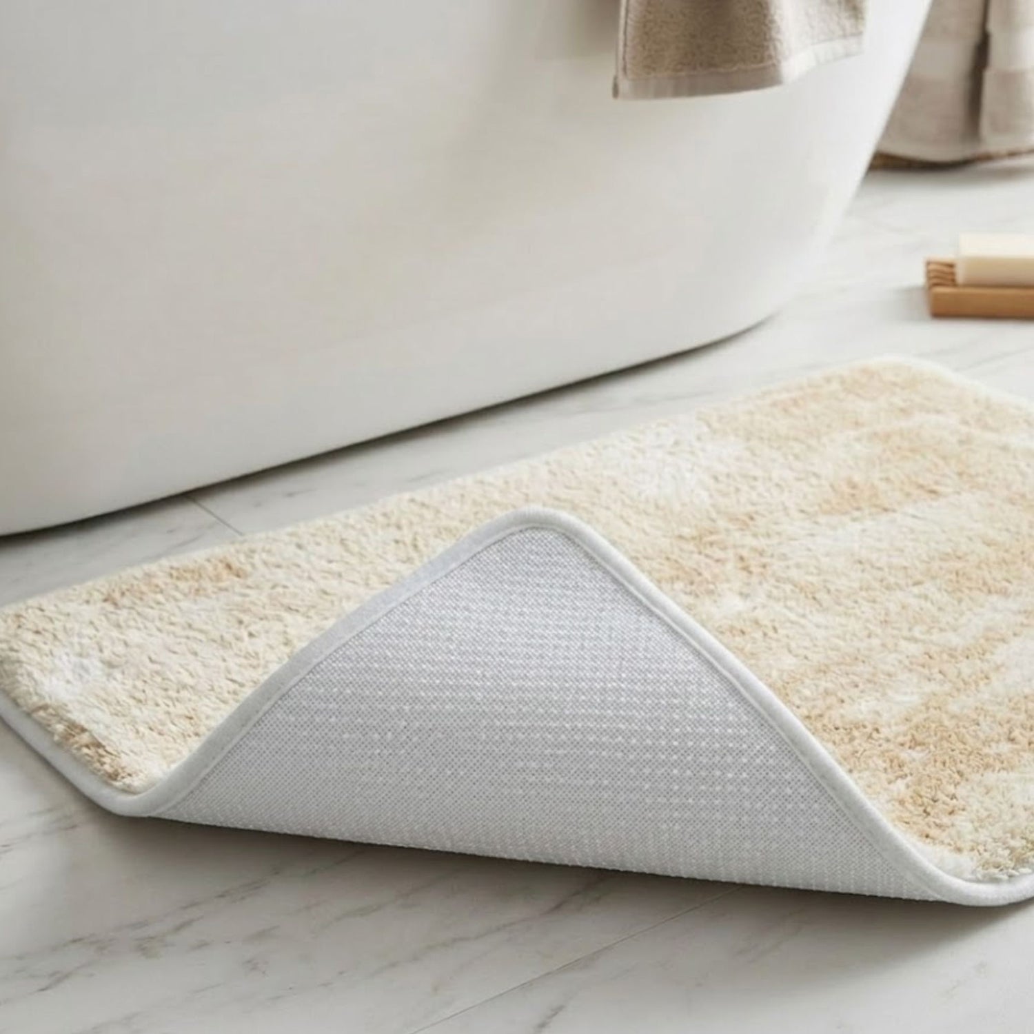 Cashmere Rabbit Fur Anti Skid Fur Bathmat - Pano