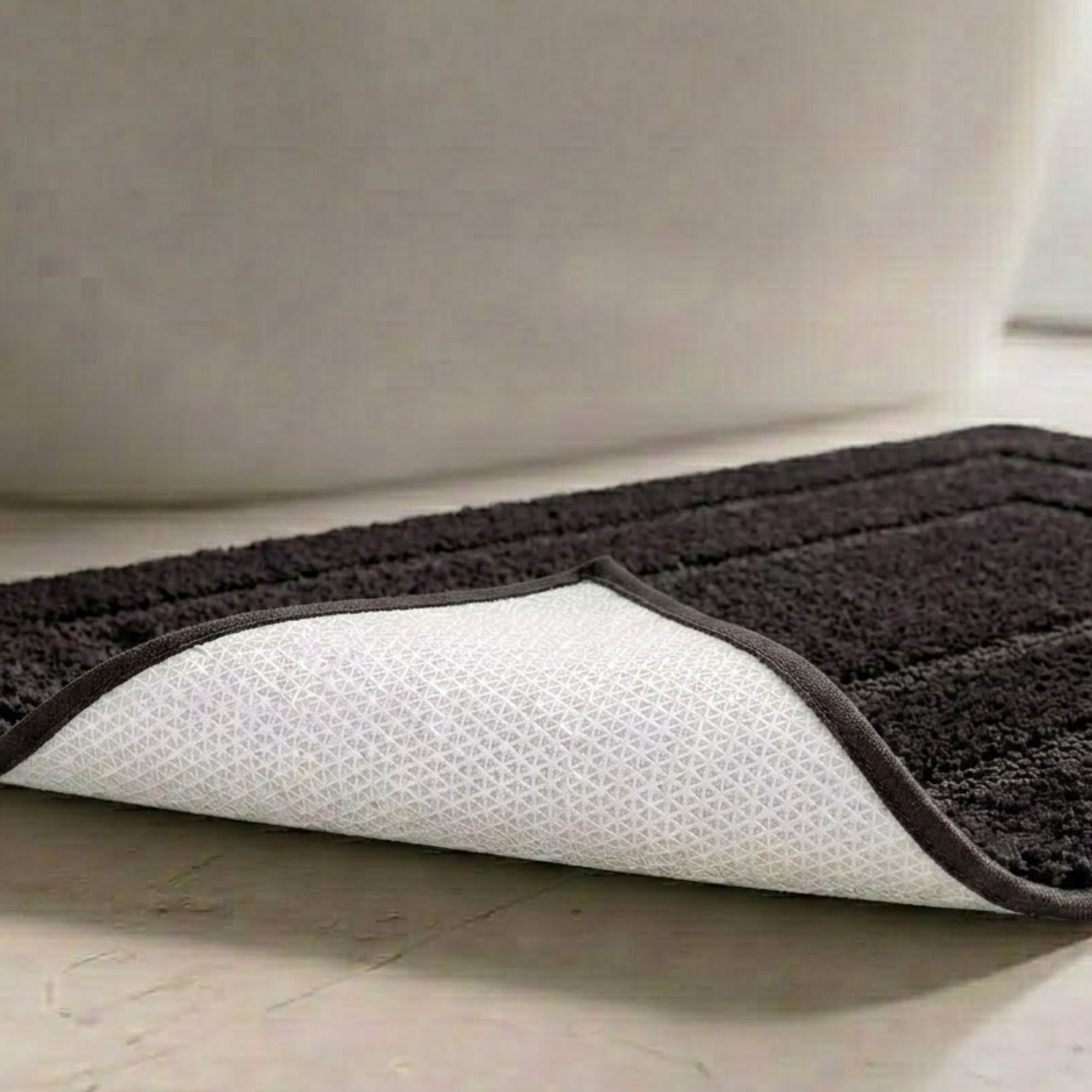 Triple Frame Anti Skid Super Soft Bathmat -Pano