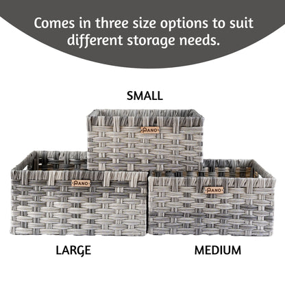 Wicker Storage Leo Basket | Storage Basket - Pano