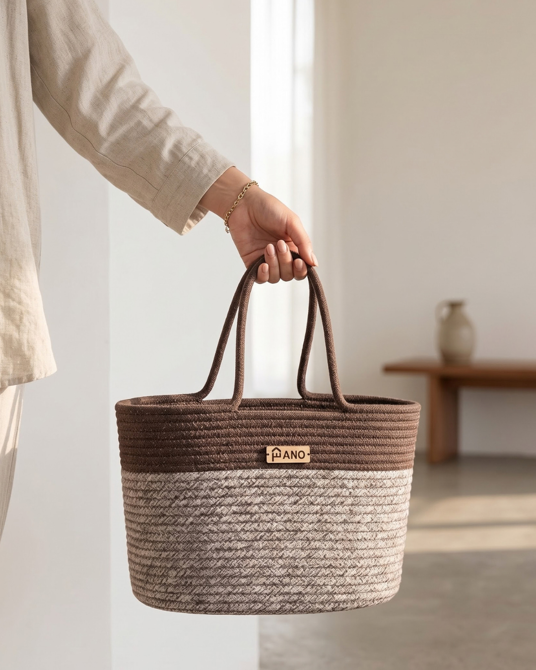 Corsica Multi-Purpose Hand Basket Bag - Pano