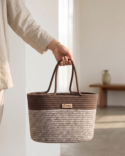 Corsica Multi-Purpose Hand Basket Bag - Pano