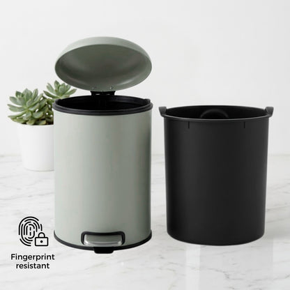 Levante Stainless Steel Soft Close Peddle Dustbins - Pano