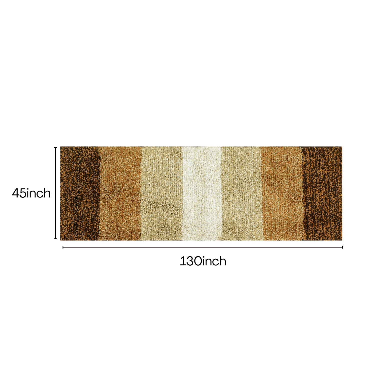 Textured Anti Skid Bathroom Washable Runner -Pano