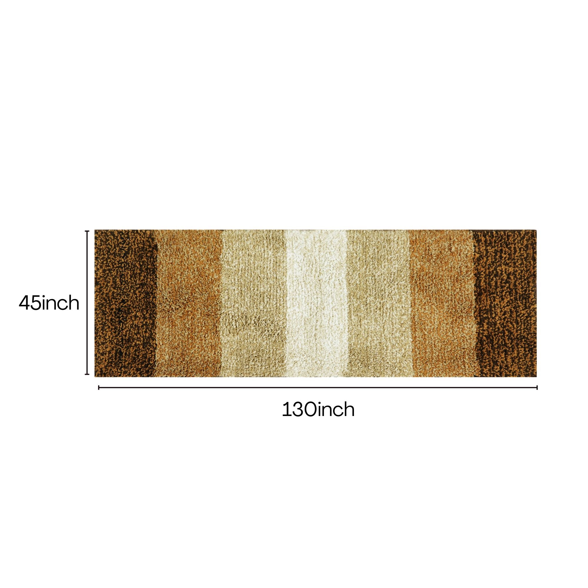 Textured Anti Skid Bathroom Washable Runner -Pano
