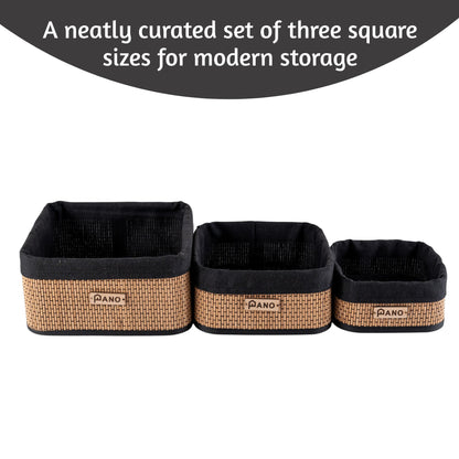 Bamboo Kitchen Utility Geneva Basket | Storage Organiser - Pano