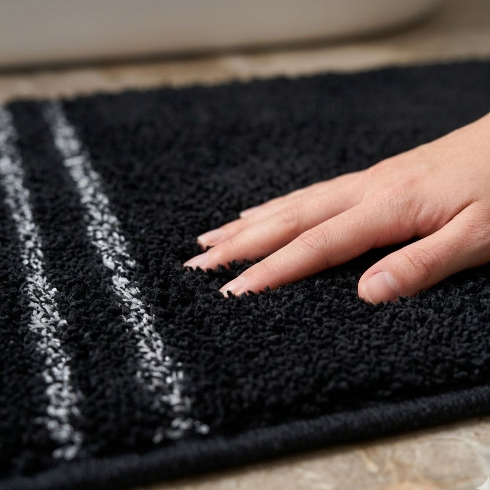 Clarion Anti Skid Light Grey Bathmat - Pano