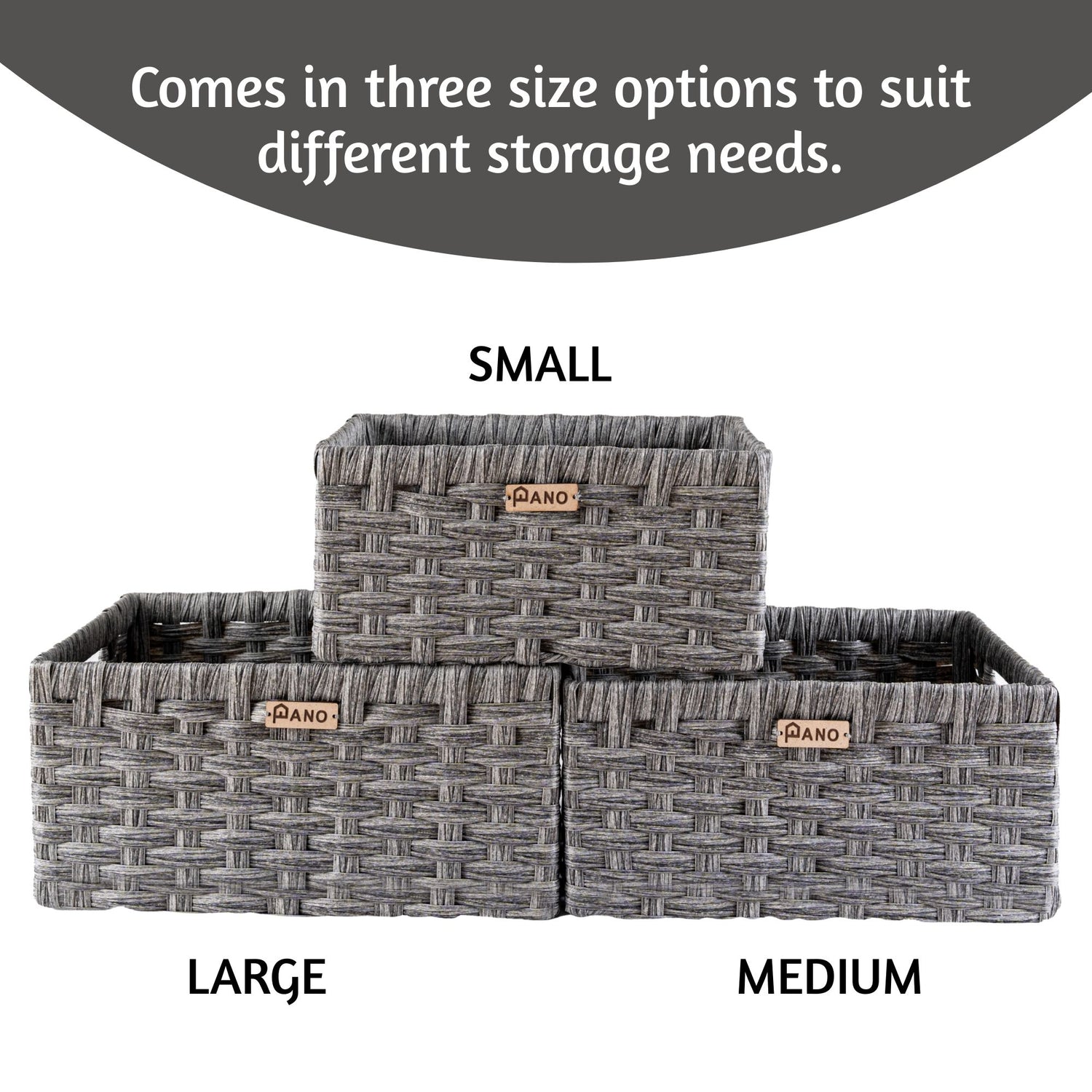Wicker Storage Leo Basket | Storage Basket - Pano