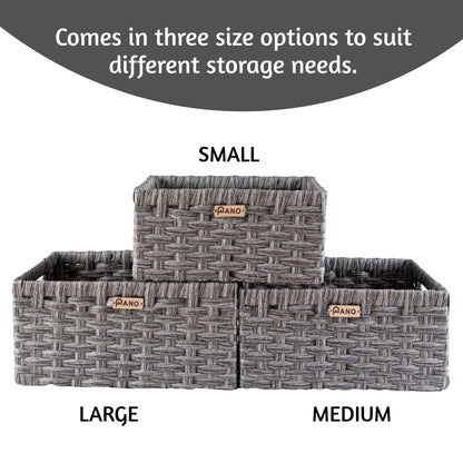 Wicker Storage Leo Basket | Storage Basket - Pano