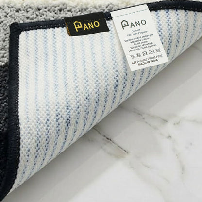 Textured Anti Skid Bathroom Washable Runner -Pano