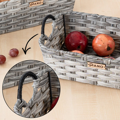 Wicker Kitchen Utility Maxwell Basket | Storage Organiser - Pano