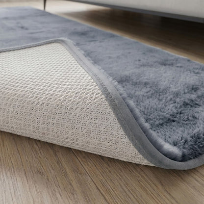 Cashmere Rabbit Fur Anti Skid Fur Bathmat - Pano