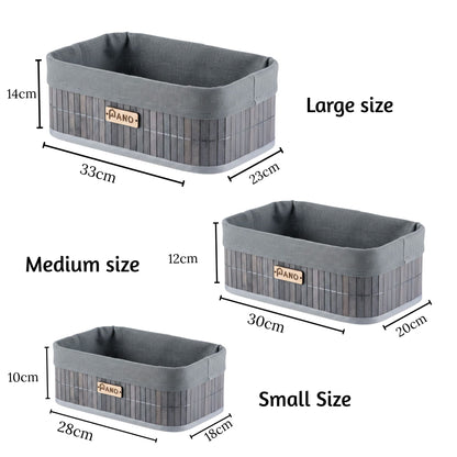 Bamboo Kitchen Utility Zurich Basket | Storage Organiser - Pano