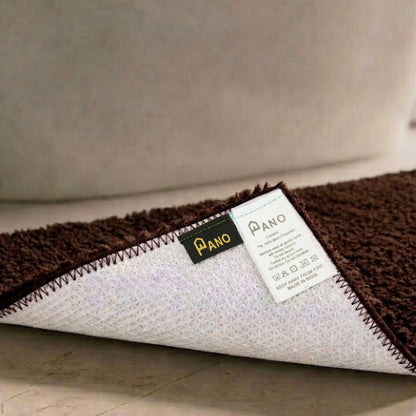 Maples Microfiber Anti Skid Super Absorbent Bathmat Set of 2 - Pano