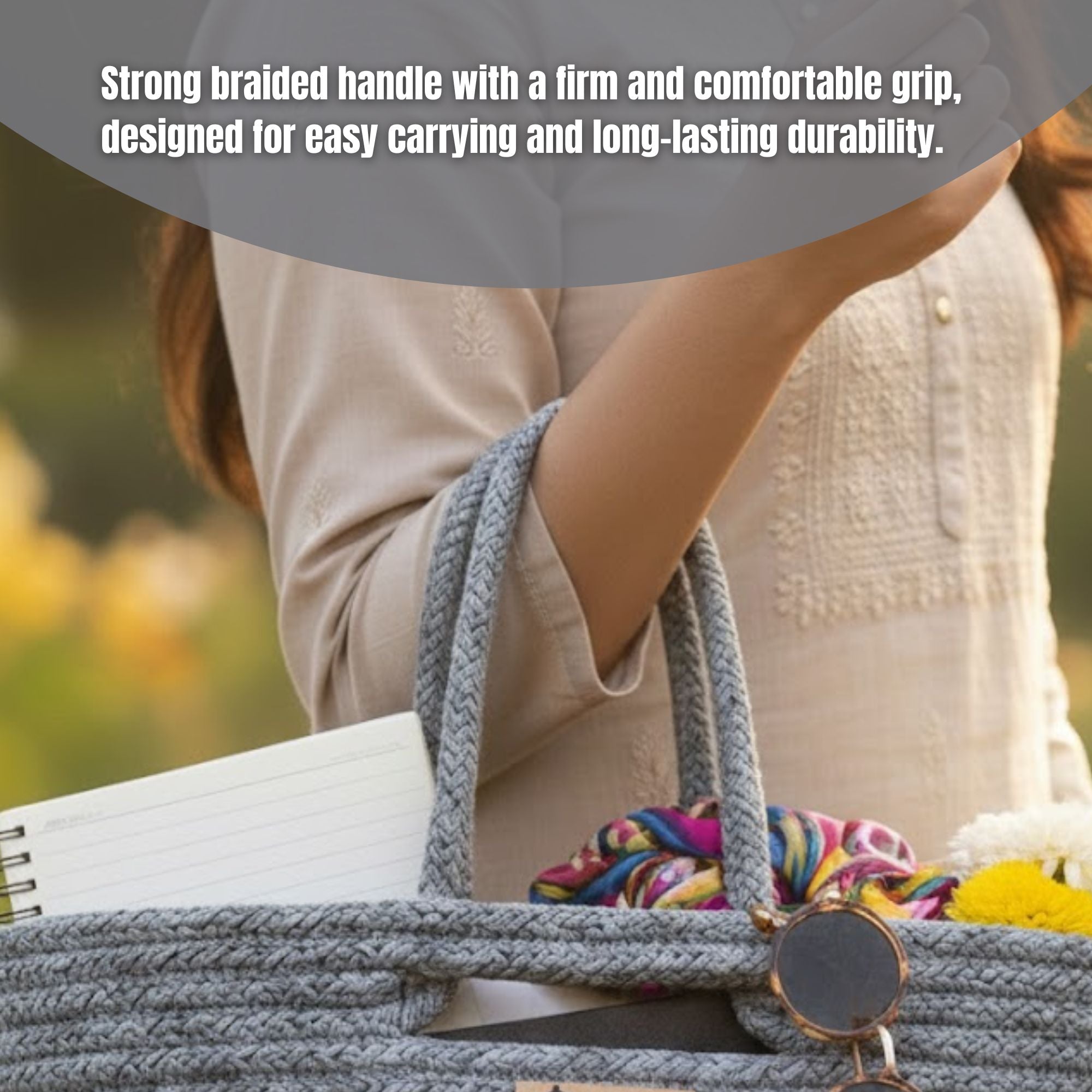 Elora Multi Purpose Tote Hand Basket - Pano