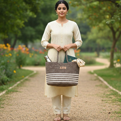 Monaco Multi Purpose Tote Hand Basket - Pano