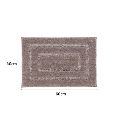Triple Frame Anti Skid Super Soft Bathmat -Pano