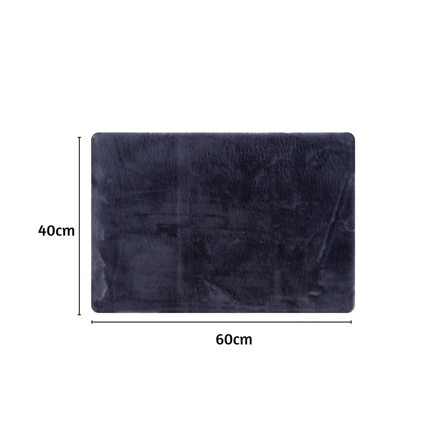 Cashmere Rabbit Fur Anti Skid Fur Bathmat - Pano