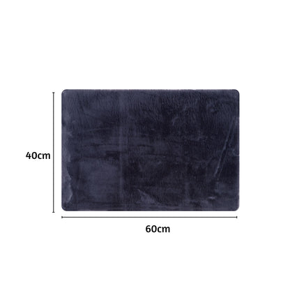 Cashmere Rabbit Fur Anti Skid Fur Bathmat - Pano