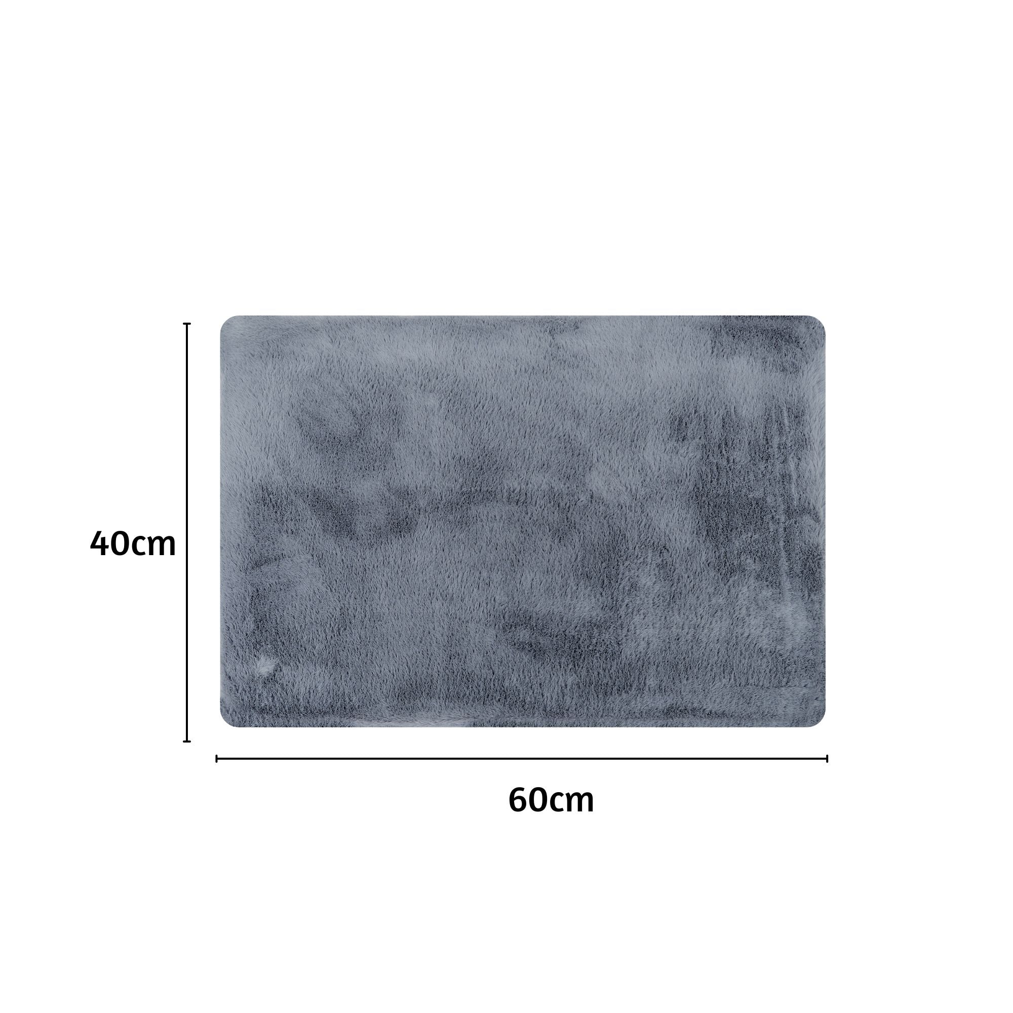 Cashmere Rabbit Fur Anti Skid Fur Bathmat - Pano